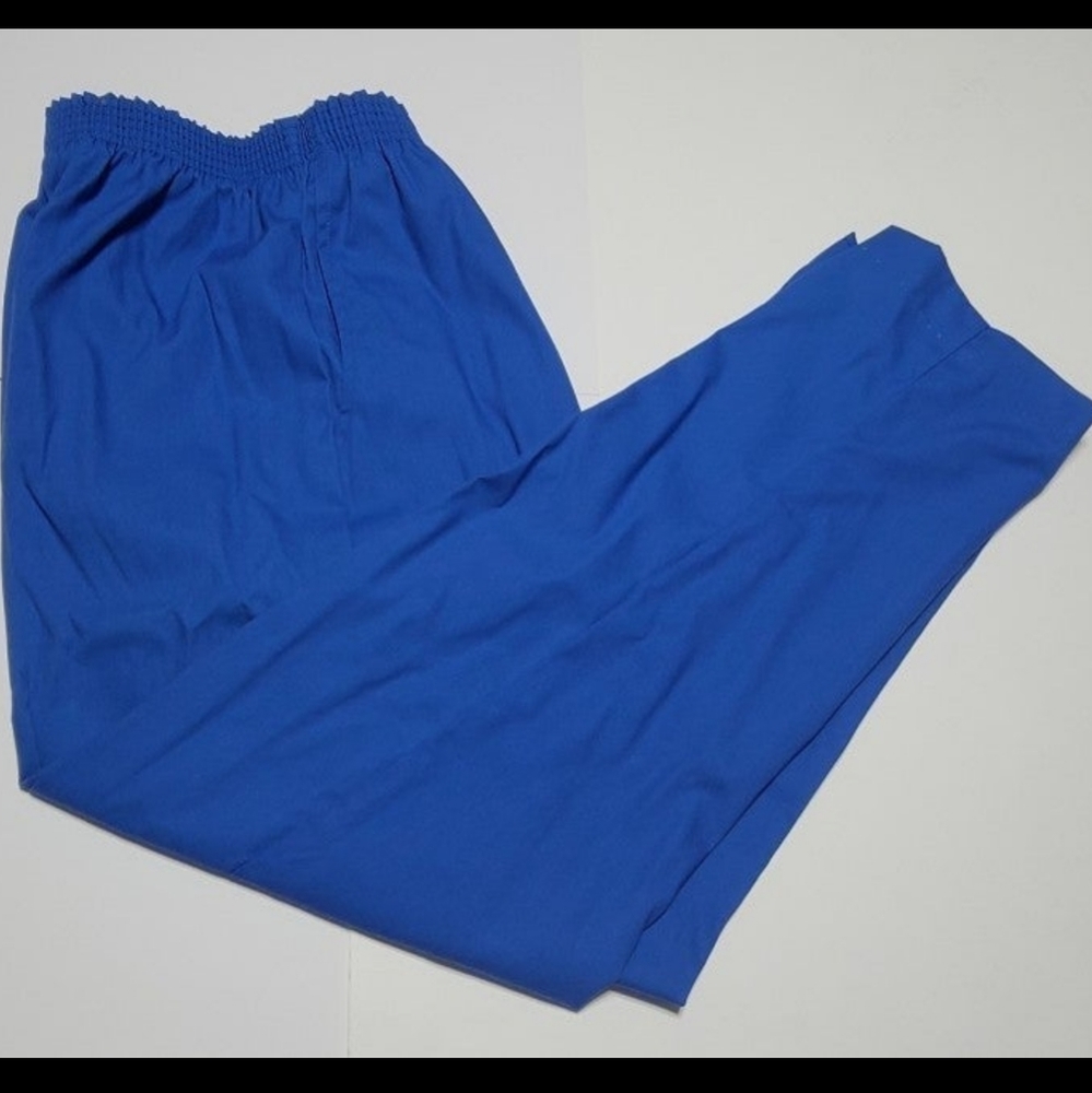 Scrub Pants Uniform City Royal Blue Size Medium